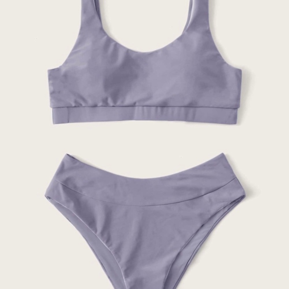 High waisted bikini swimsuit
